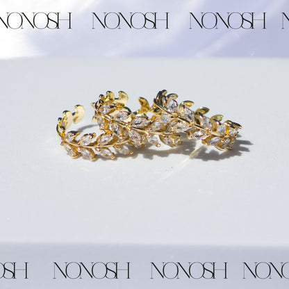 18k vergoldeter Ring Flora Verstellbar - NONOSH