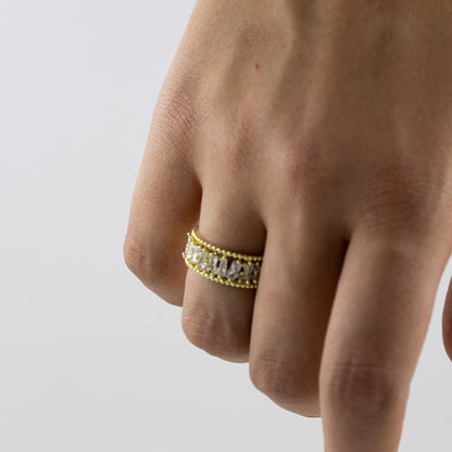 18k vergoldeter Ring Pi Verstellbar - NONOSH