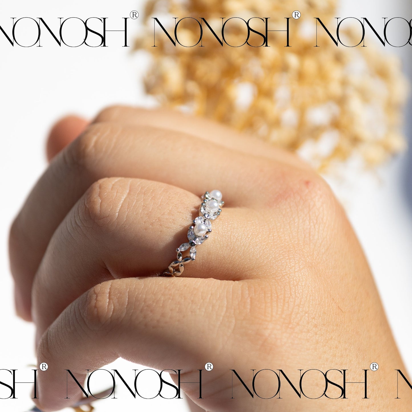 Silber Ring Nala Verstellbar - NONOSH