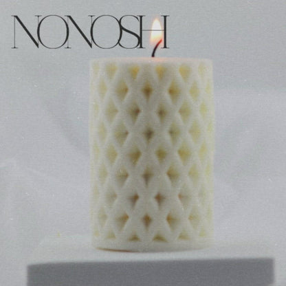 Soy wax candle cream color