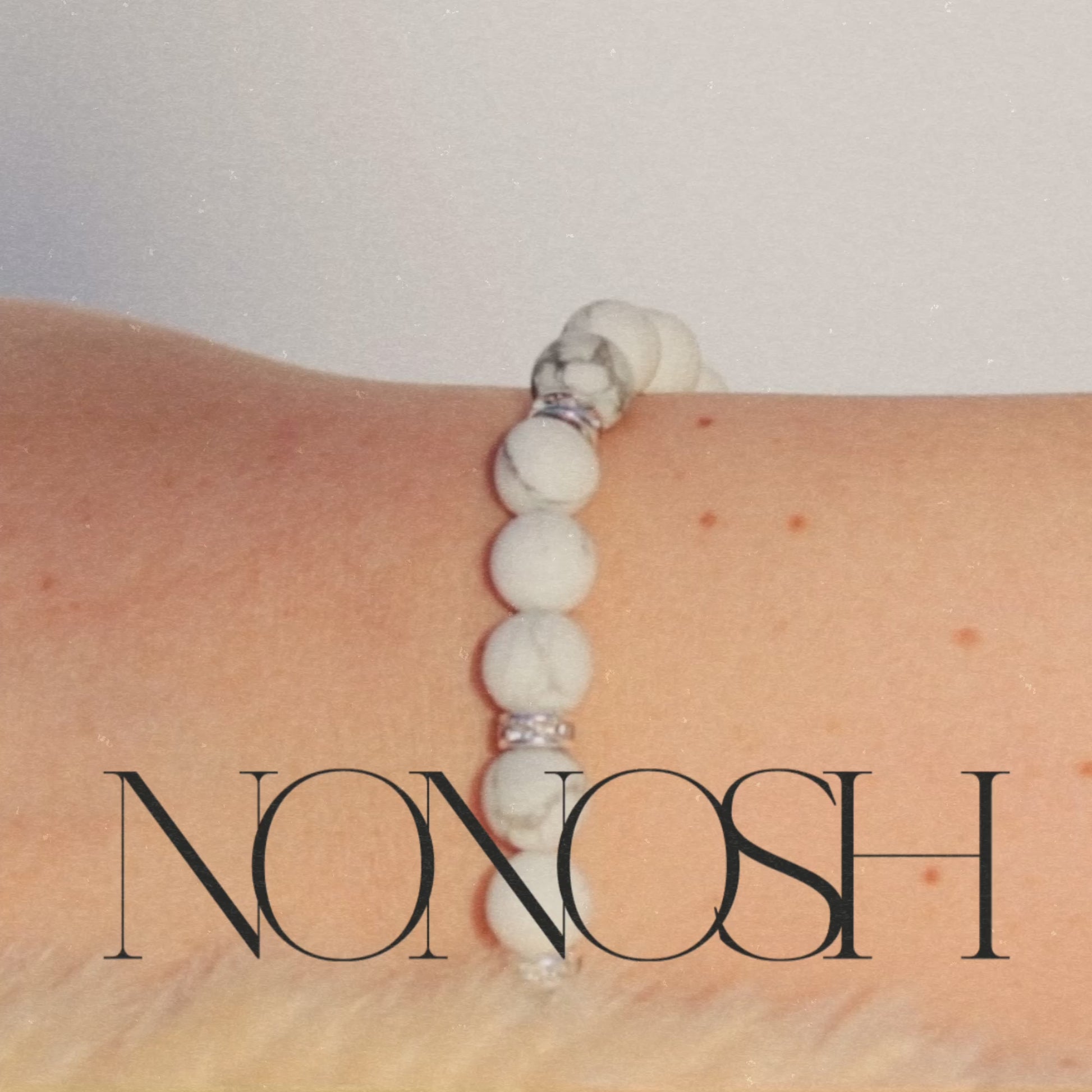Howlith Edelstein Perlen Armband - NONOSH
