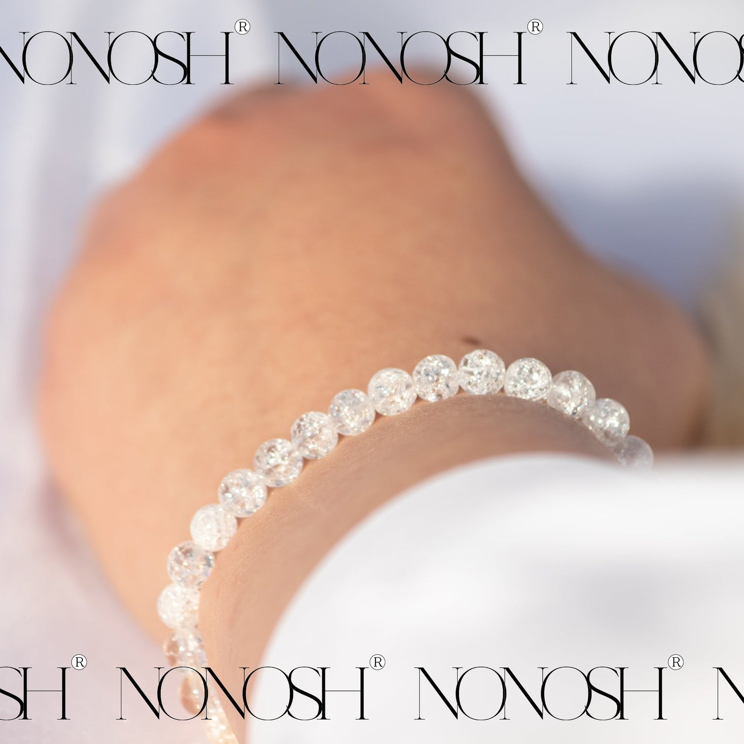Bergkristall Perlenarmband Magnetverschluss - NONOSH