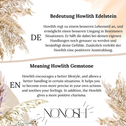 Howlith Armband Denise - NONOSH